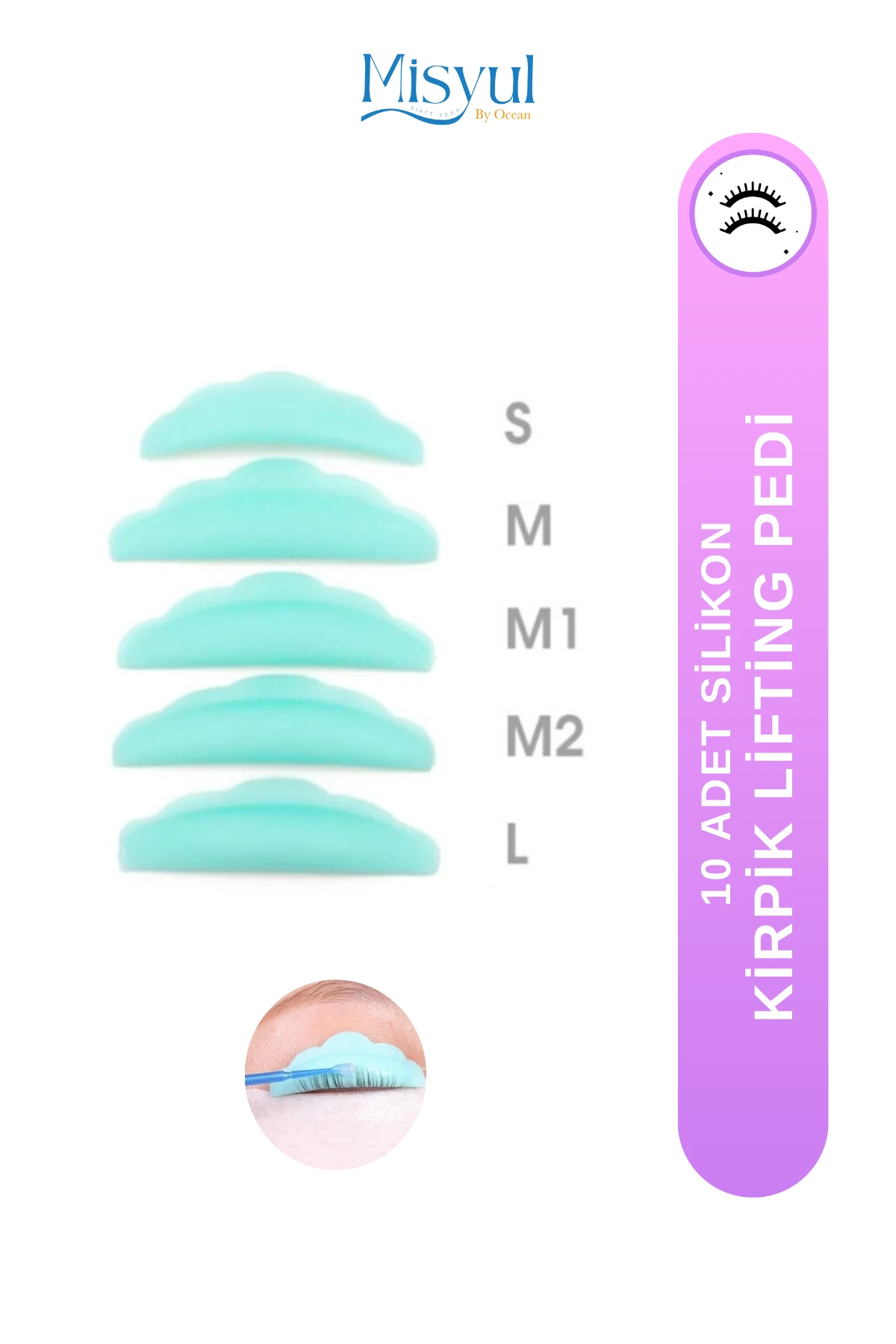  Silikon Kirpik Lifting Pedi 10 Adet