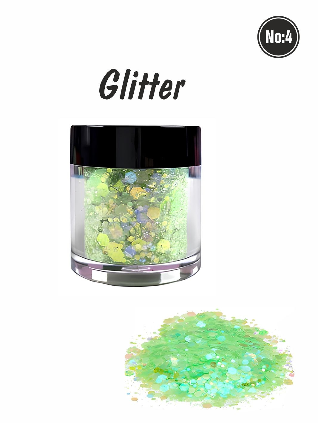  Glitter Yüz Ve Vücut Parlatıcı Sim Işıltı Parlak Yüz Makyajı - glitter4