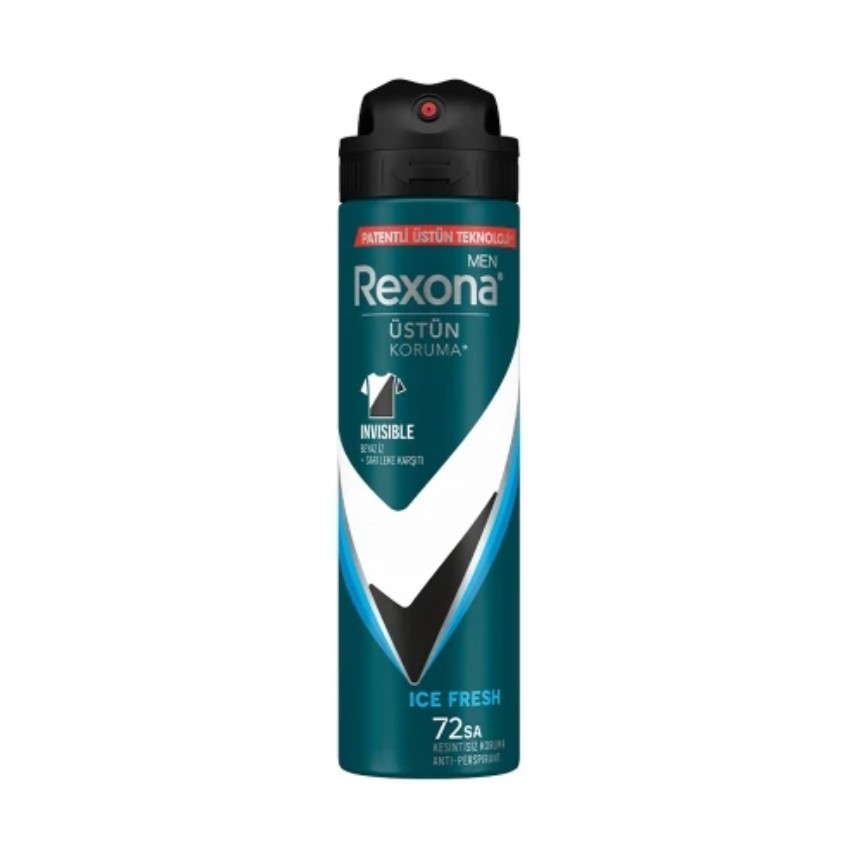 REXONA DEODORANT MEN 72 SAAT INVISIBLE ICE FRESH