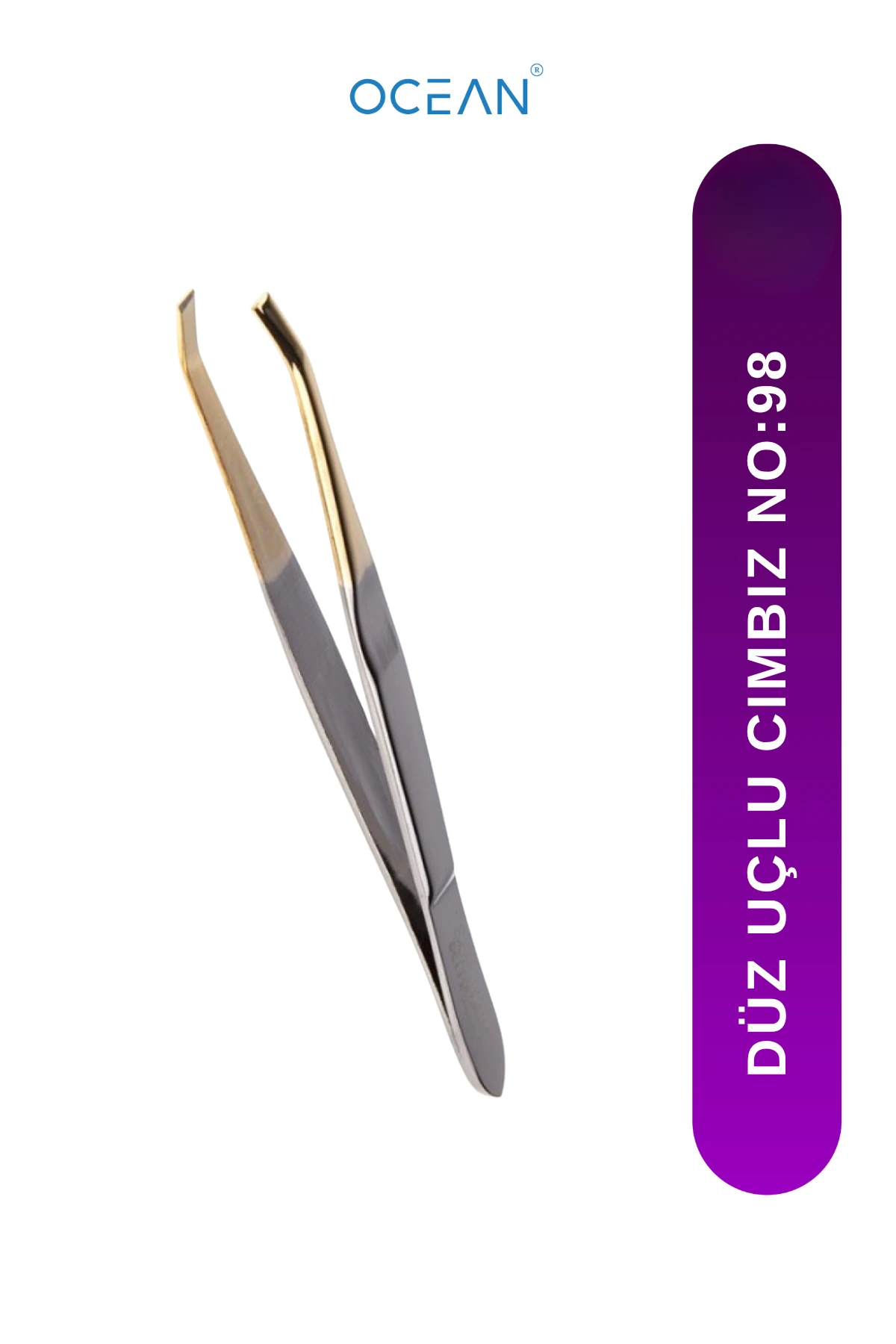 Düz Uçlu Cımbız, Düz Ağızlı Solingen Gold-Gri Cımbız No:98