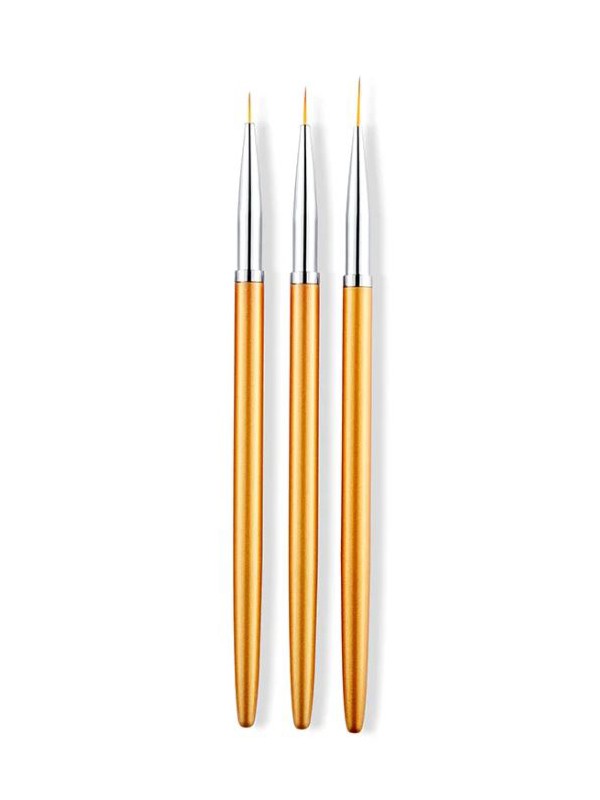 Tırnak Süsleme Fırçası, Nail Art Fırça, Tırnak Desen Fırçası Seti - 2191