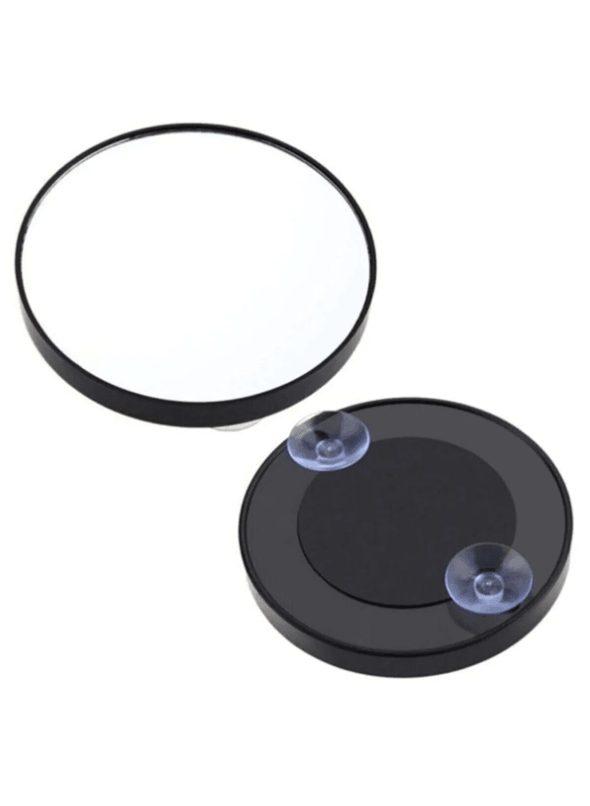 Büyüteçli Vantuzlu Ayna 10x Büyüteç Makyaj Aynası, Sabitlenebilir, Pratik Kullanışlı 14cm