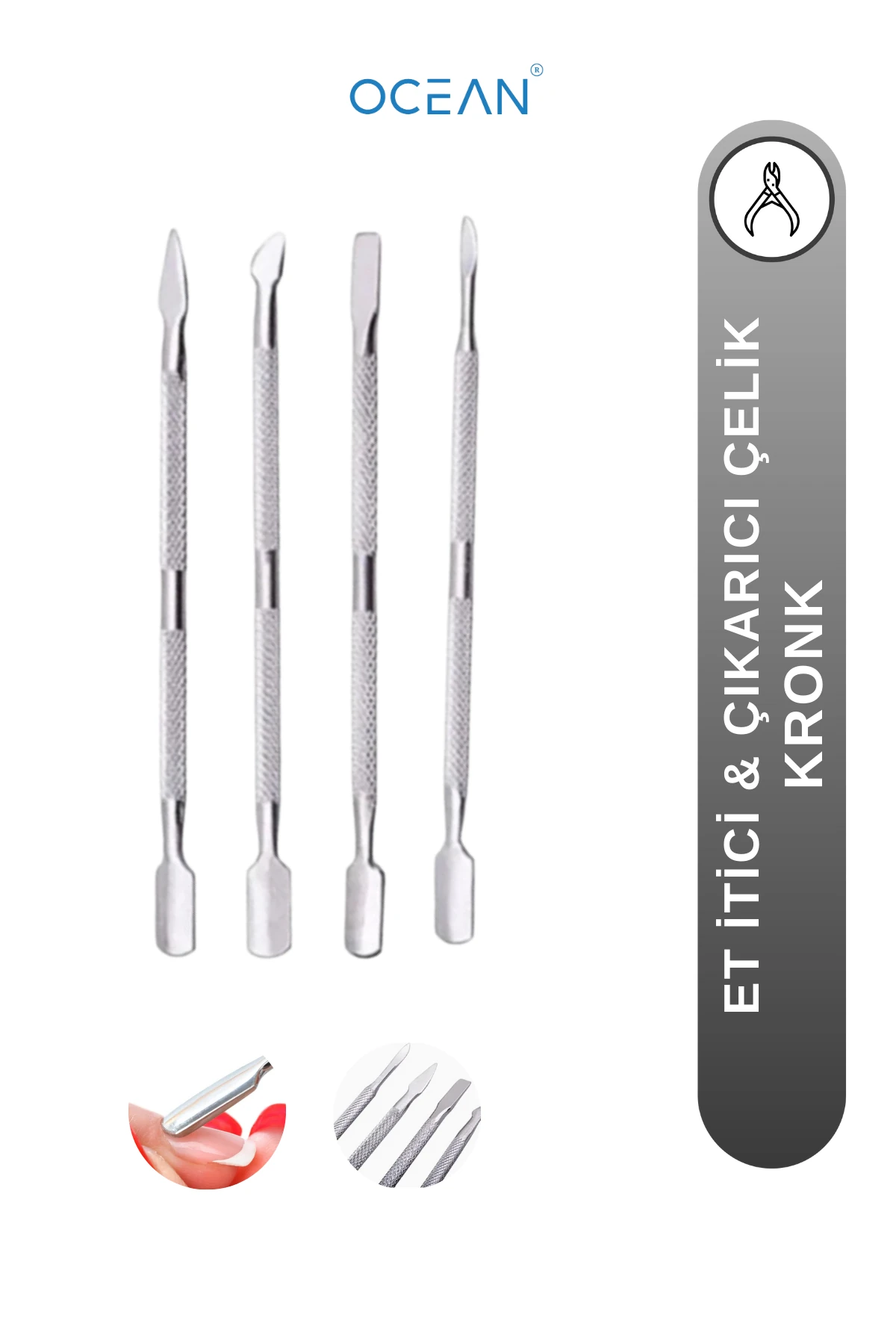  Et Itici & Çıkarıcı Çelik Kronk, Profesyonel Manikür Kronk