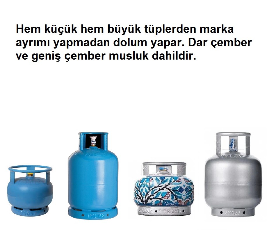 Kamp kartuşu dolum seti( Dar ve geniş çember tüpler uygun) )