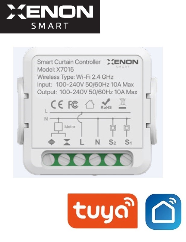 XENON SMART Tuya Akıllı Wifi Perde Anahtarı Perde Kepenk Switch