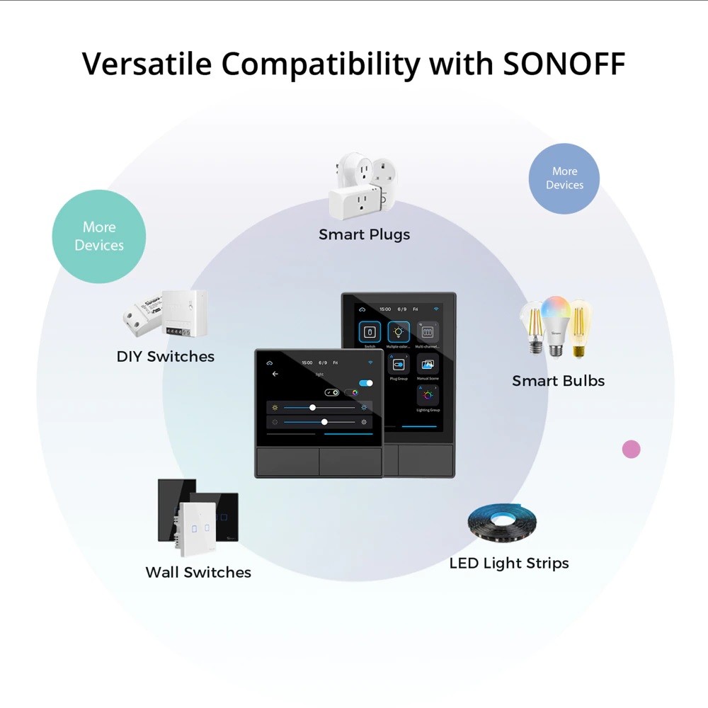 SONOFF NSPanel akıllı sahne duvar anahtarı Wifi akıllı anahtarı 