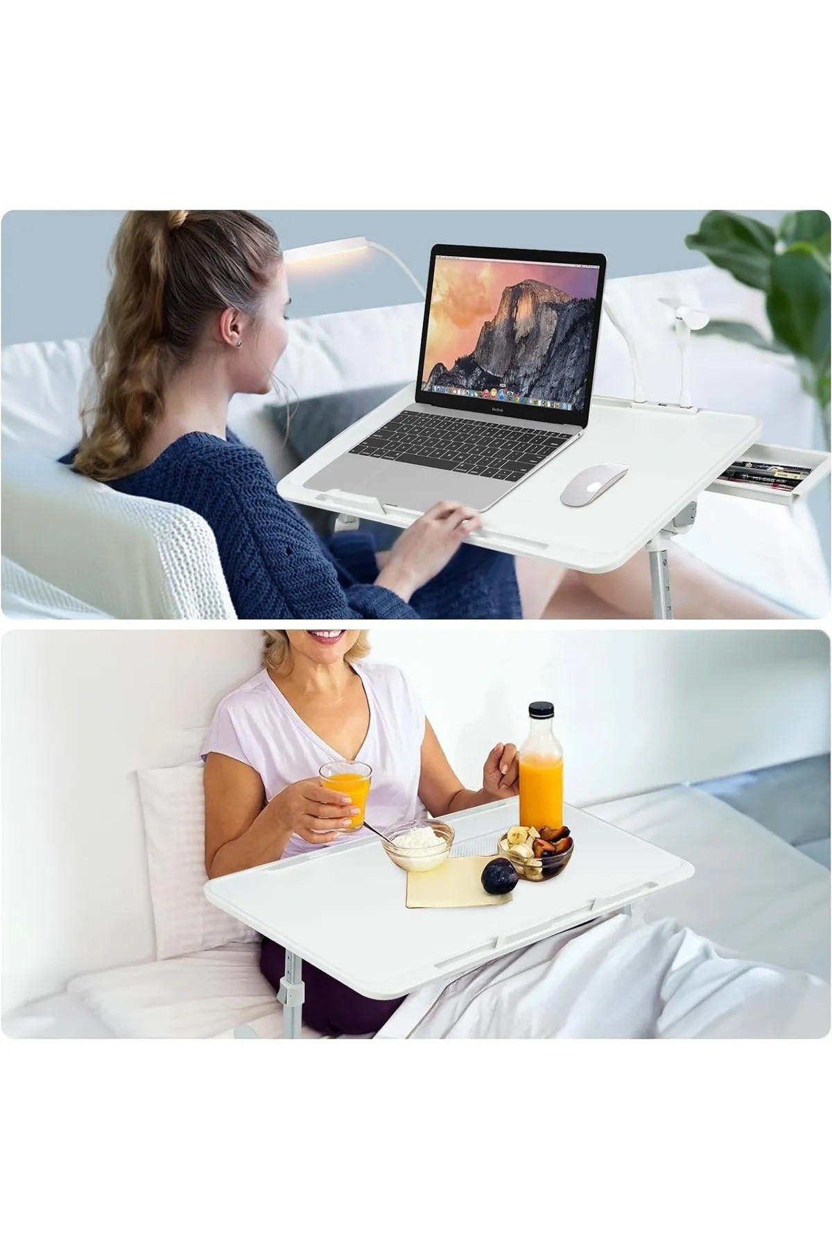 Yeni versiyon Laptop Sehpası Bilgisayar Çalışma Masası Dizüstü Sehpası Laptop Soğutucu eklenmiş yeni nesil masa