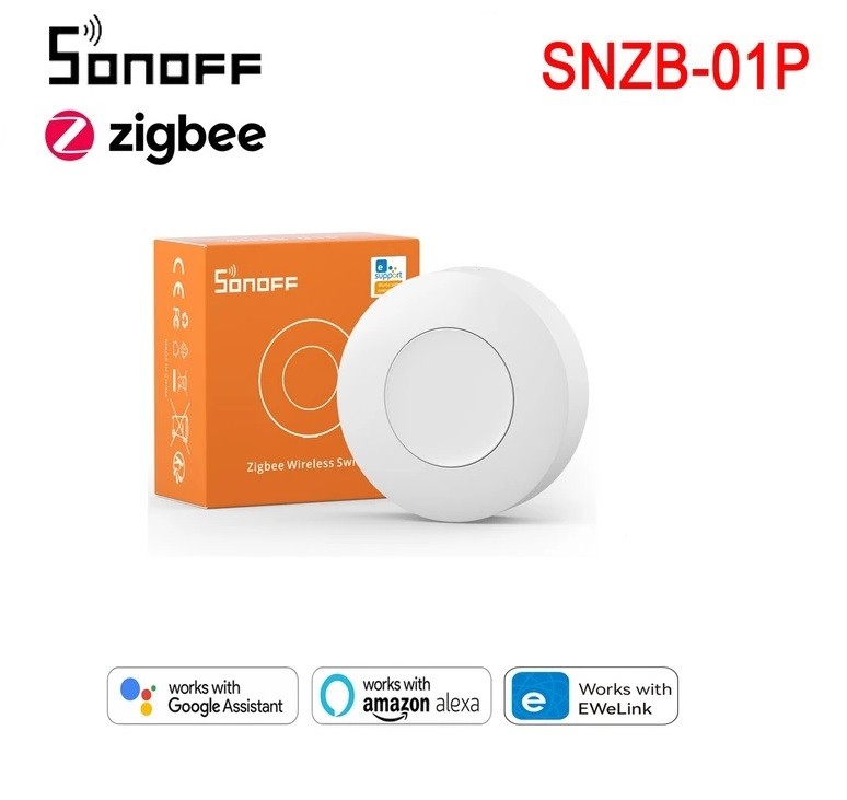 Sonoff SNZB-01P Kablosuz Akıllı Zigbee Buton 