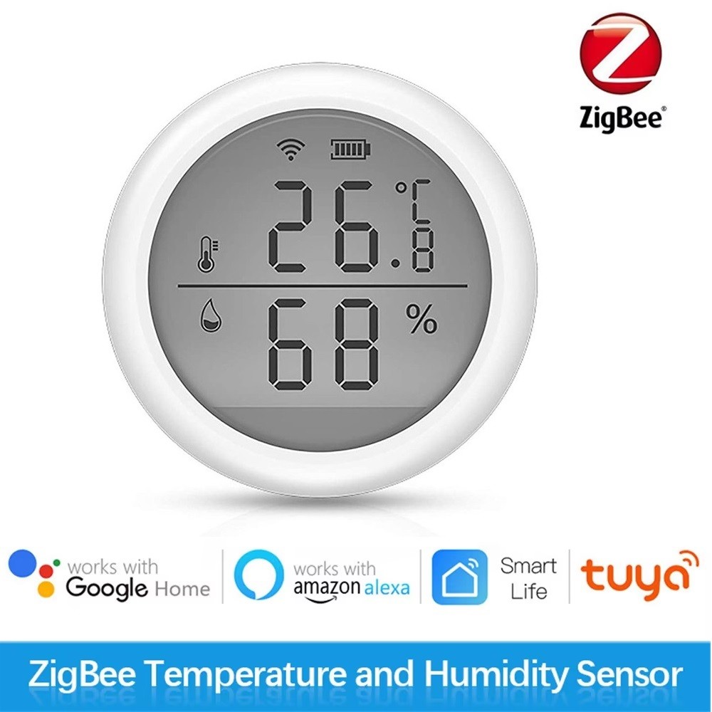 Tuya Zigbee akıllı sıcaklık ve nem sensörü XENON SMART