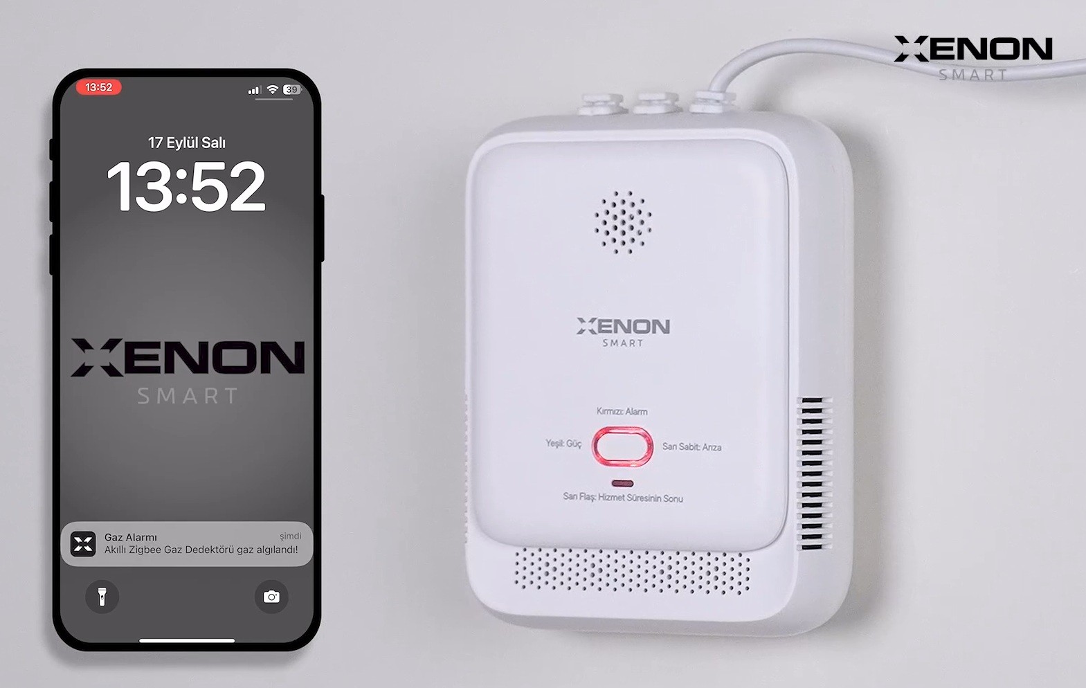 Xenon Smart Akıllı Wi-Fi Gaz Dedektörü