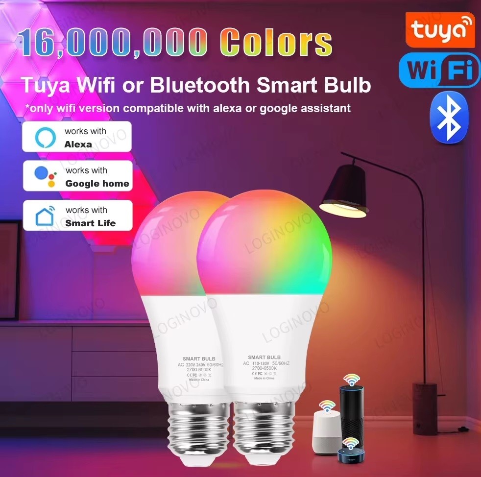 XENON SMART Tuya Uyumlu Wifi Akıllı LED Ampul RGB Wifi + Bluetooth Lamba