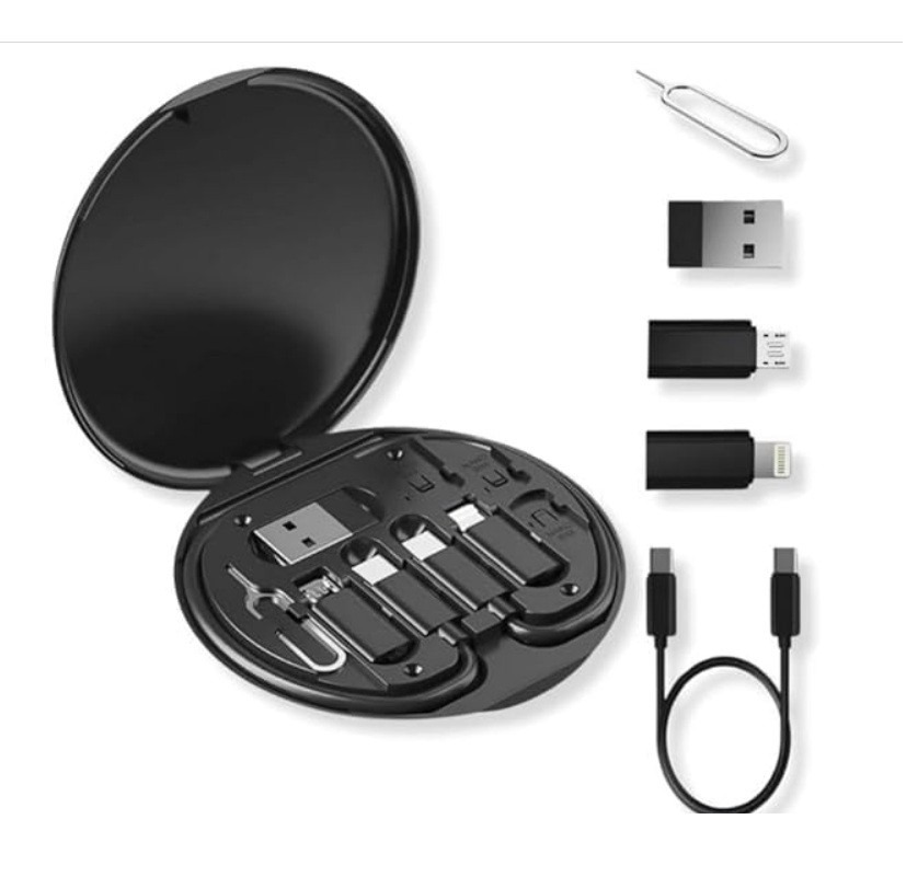 6in1 Super Şarj 60w Şarj Çoklu Şarj USB Adaptör Kiti   Çoklu USB Adaptör Kablo Seyahat Seti