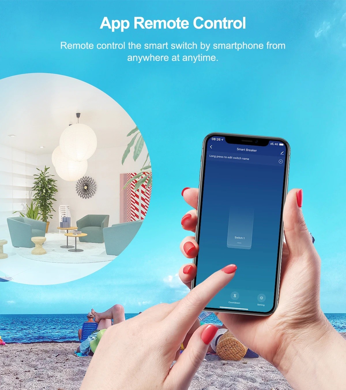 XENON SMART TUYA 2CH Wifi Mini akıllı 2 kanallı switch 16A Işık Anahtarı