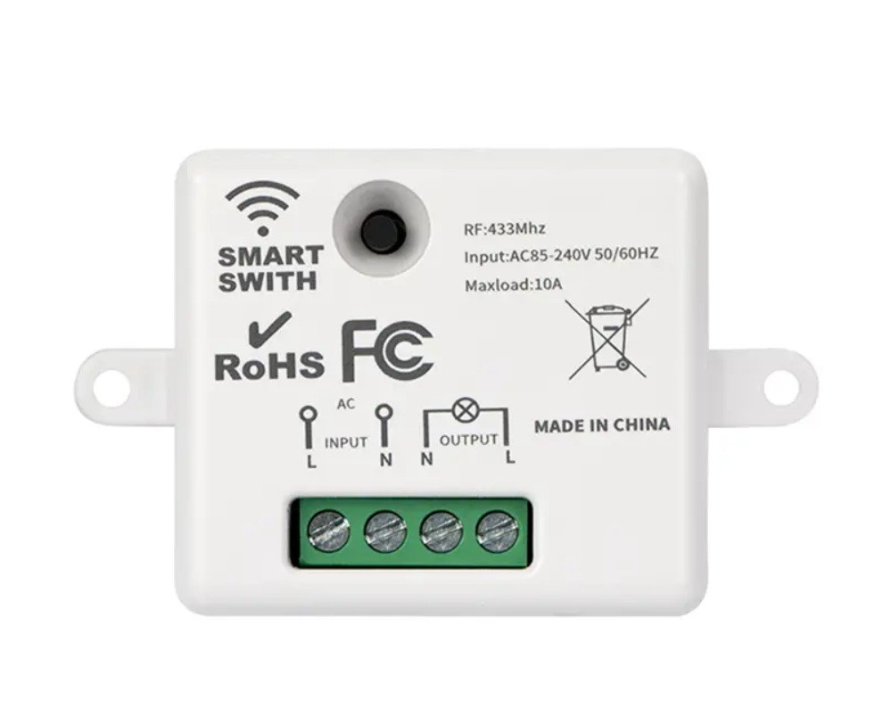 433Mhz RF Uzaktan Kumandalı Kablosuz Akıllı Anahtar RF ışık anahtarı rölesi