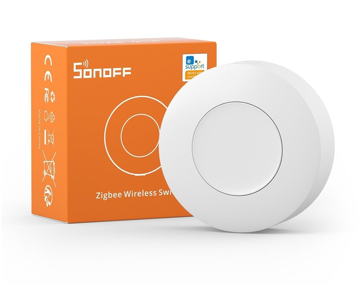 Sonoff SNZB-01P Kablosuz Akıllı Zigbee Buton 