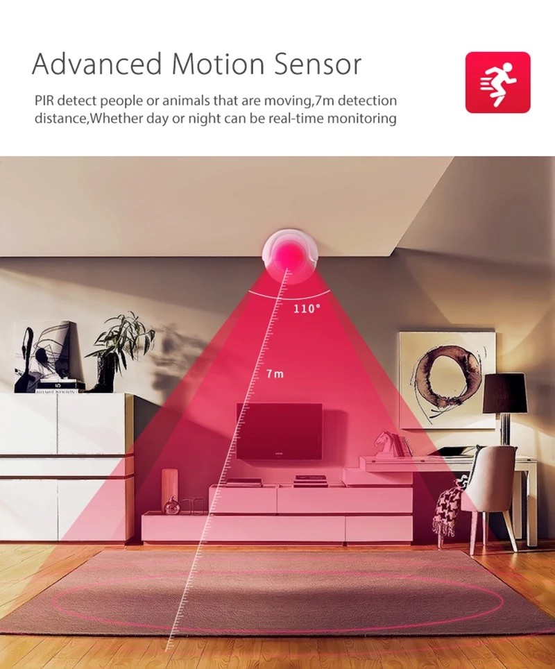 XENON SMART Wifi hareket sensörü  PIR Mini dedektör 