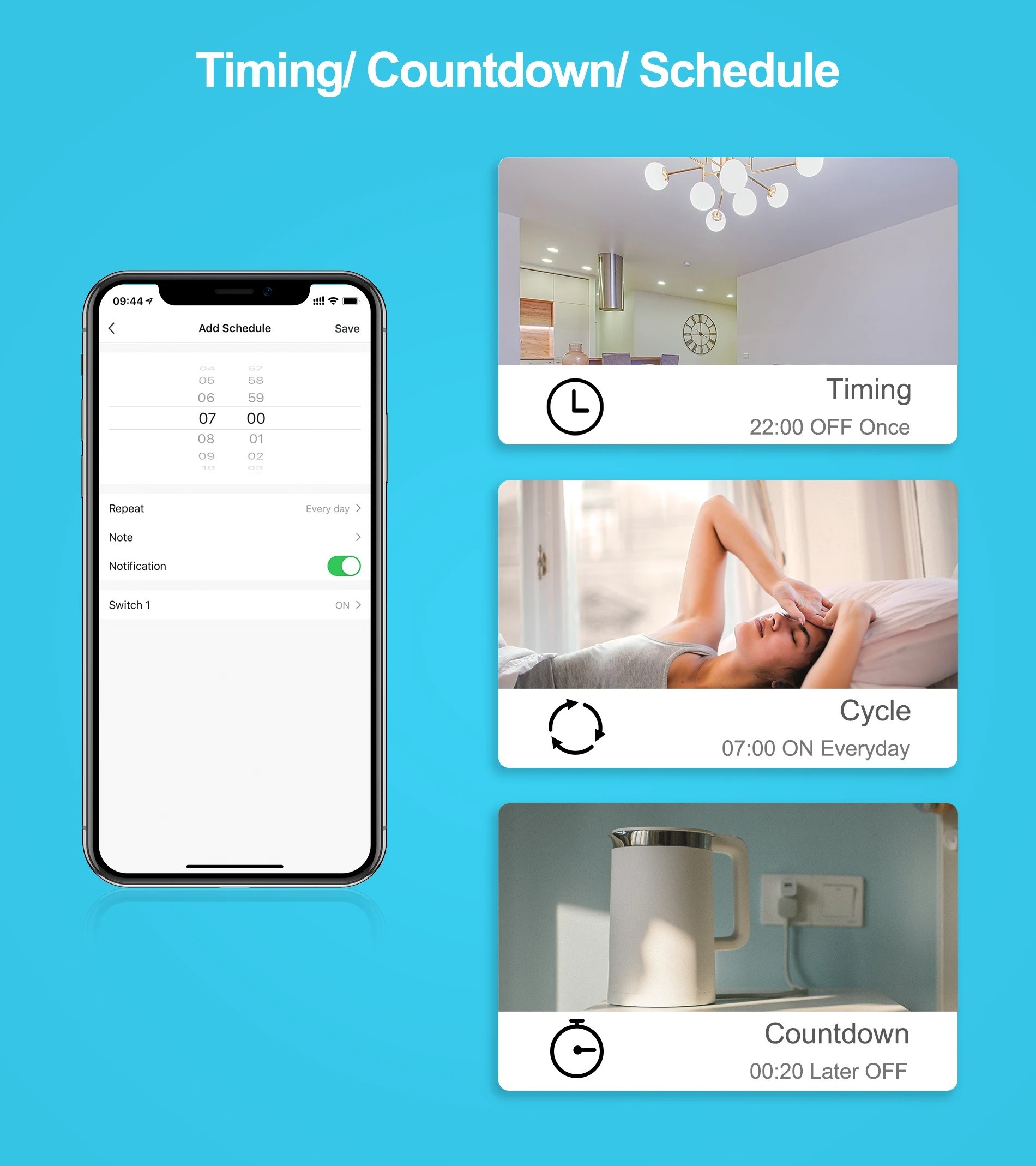 XENON SMART TUYA 2CH Wifi Mini akıllı 2 kanallı switch 16A Işık Anahtarı
