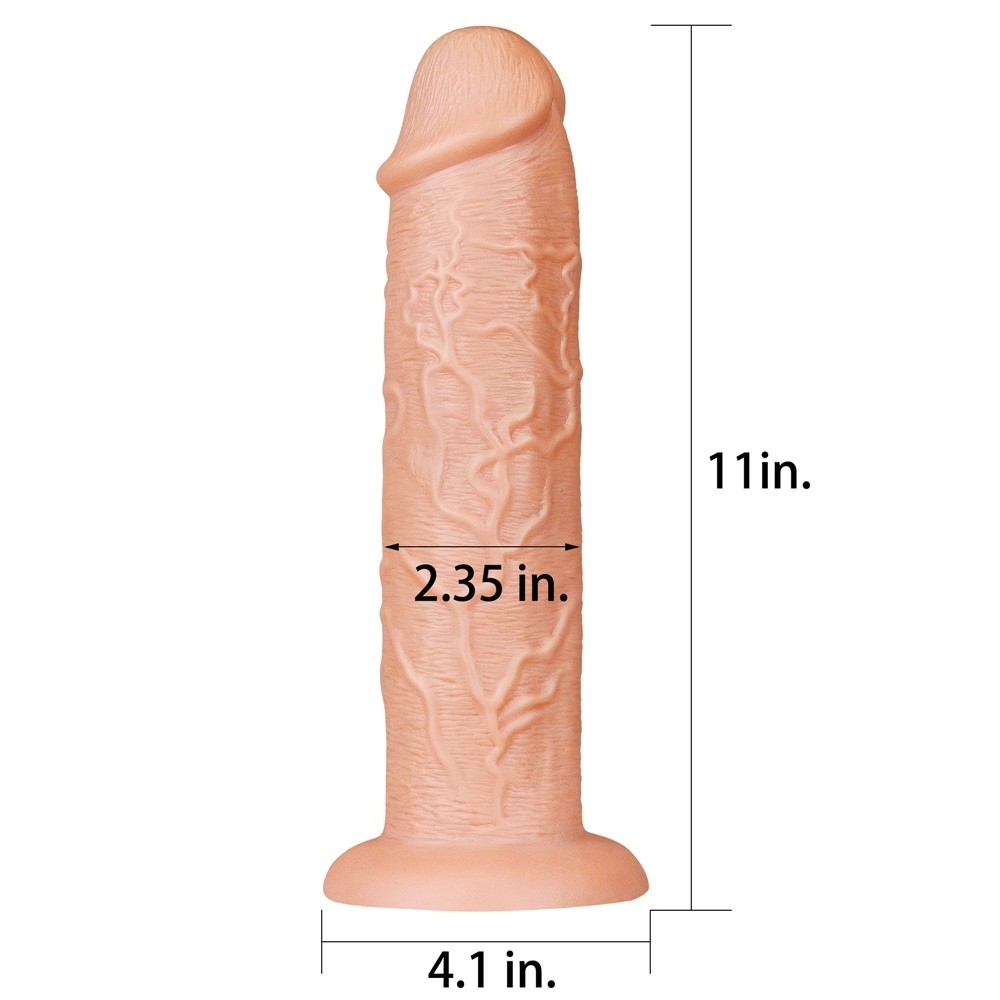 Lovetoy 11 Realistic Dong Dildo 28 Cm Realistik Penis