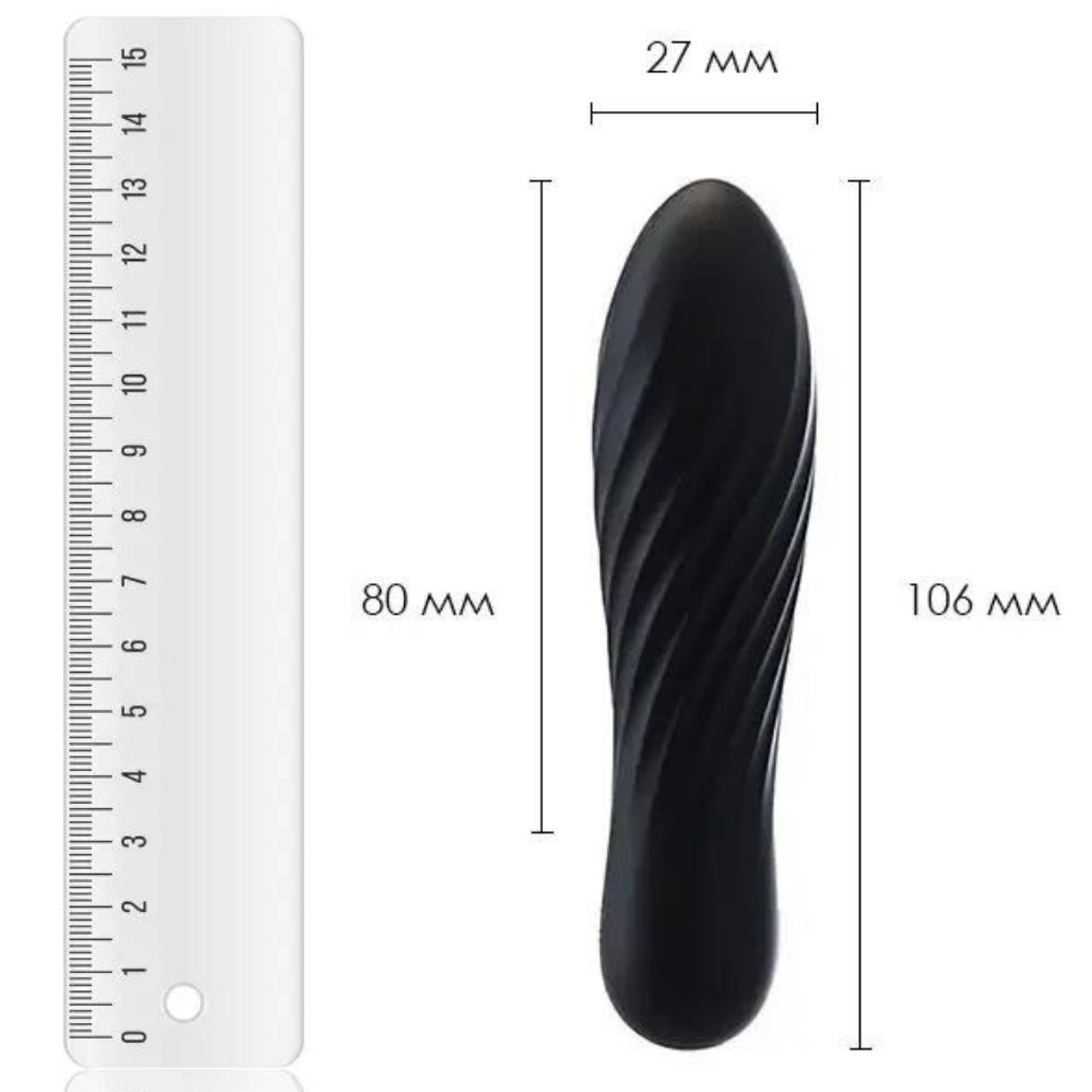 Svakom Tulip 10 Modlu Güçlü Mini Vibratör Black