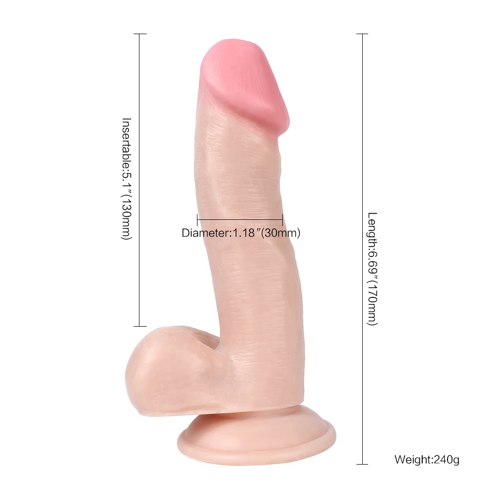 Cholas 17 Cm Vantuzlu Raelistik Penis