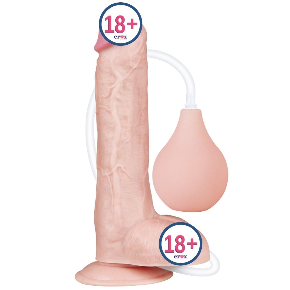 Lovetoy 10 Squirt Extreme 25 Cm Boşalabilen Realistik Penis