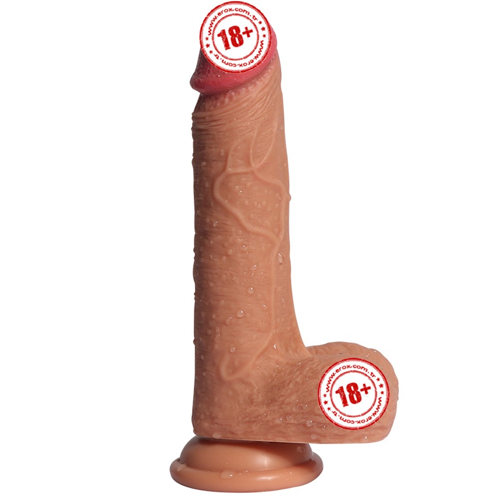 Shequ Little Dean Dildo Series 19.5 Cm Et Dokulu Realistik Penis SQ-WBD10007-S