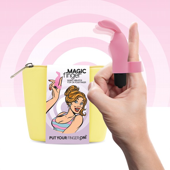 FeelzToyz Magic Finger Vibratör Pink- Parmak Vibratör