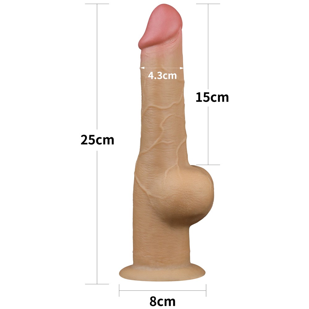 Lovetoy Nature Cock 25 Cm Özel Yumuşak Dokulu Çift Katmanlı Realistik Penis