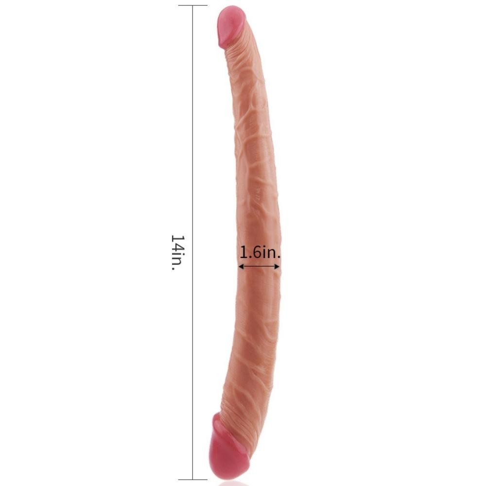 Lovetoy Lady Double Penetration 36 cm Realistik Çift Taraflı Dildo