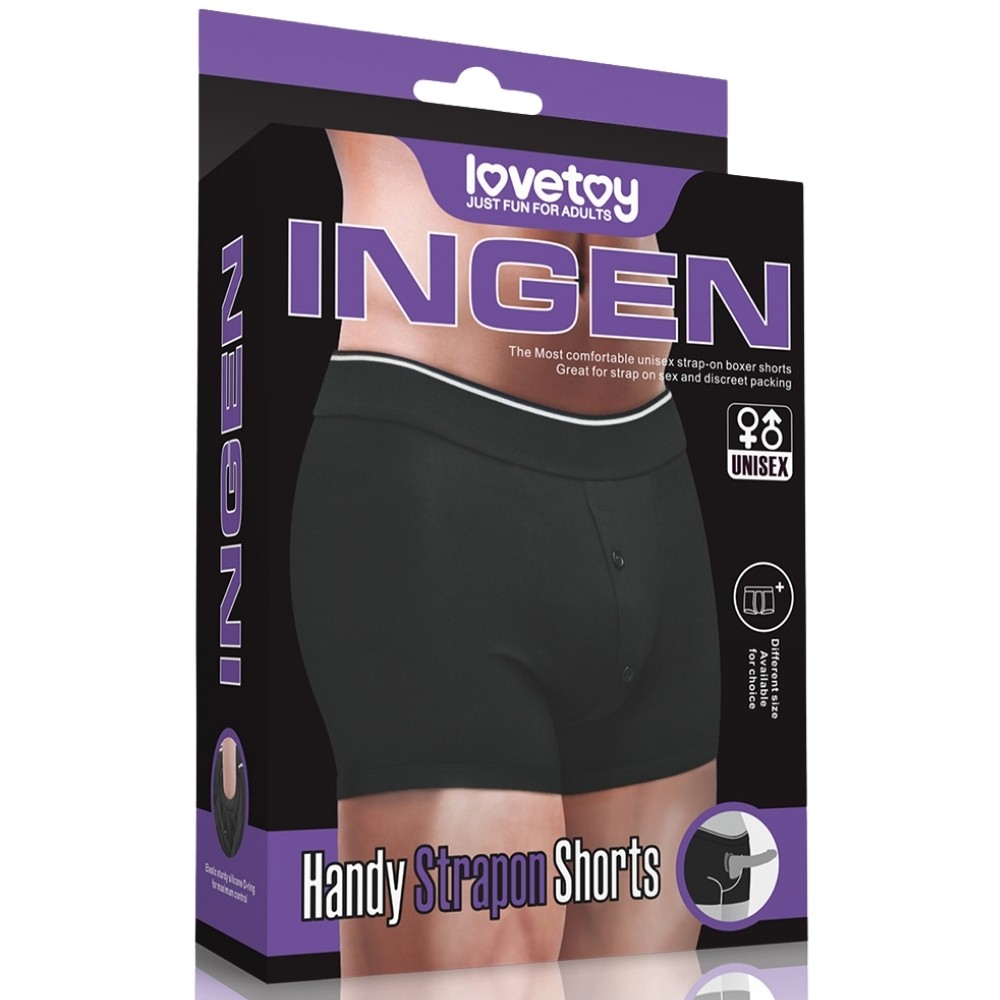 Lovetoy Handy Strapon Shorts Boxer Penis Kemeri XL-XXL Beden