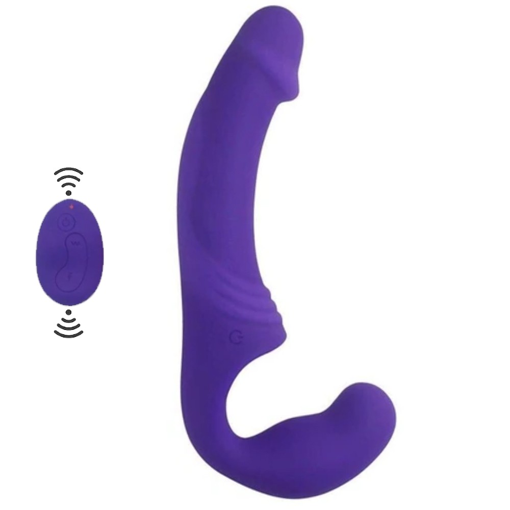 Aphrodisia Uzaktan Kumandalı Strapless Strap-On Vibratör