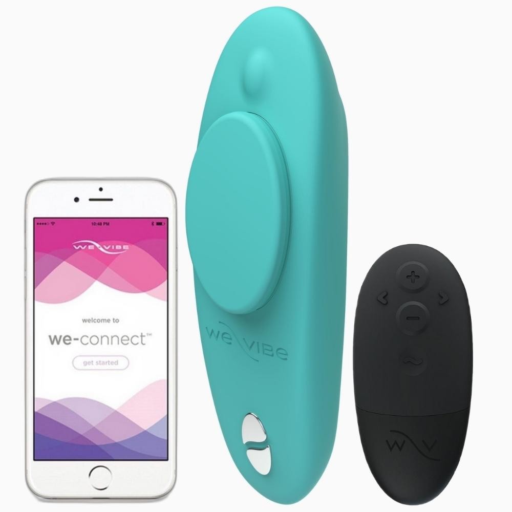 We-Vibe Moxie+ Telefon Kontrollü Uzaktan Kumandalı Giyilebilir Vibratör - Green