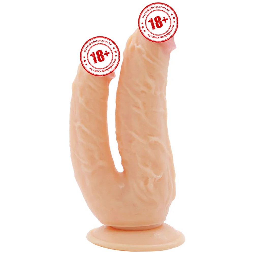 Dildo Series Lifelike G-Spot Anal ve Vajinal Çift Taraflı Realistik Penis