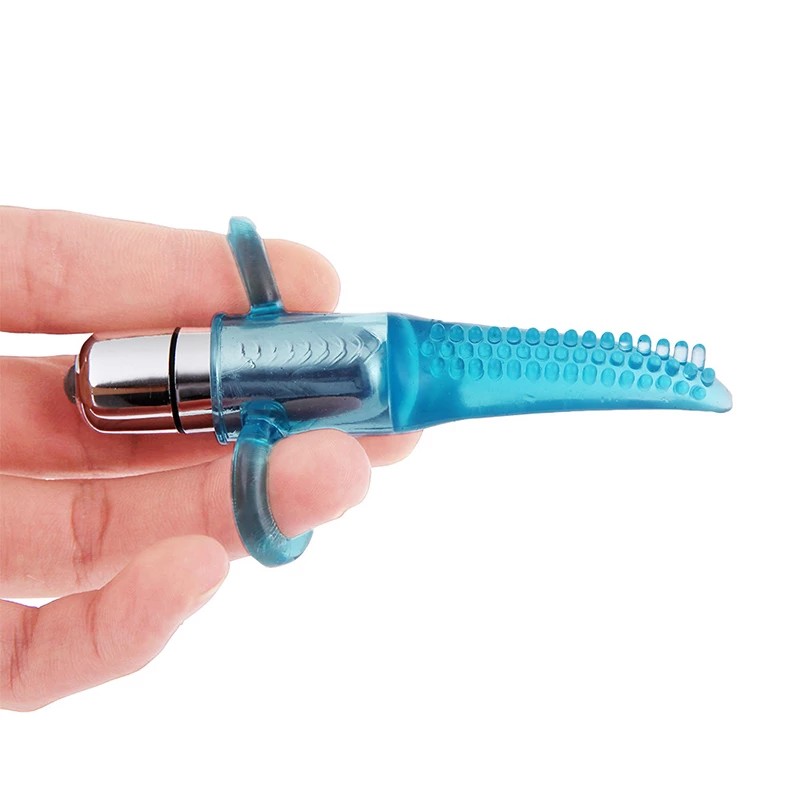 Erox To Me Finger Klitoris Uyarıcılı Parmak Vibratör Mavi