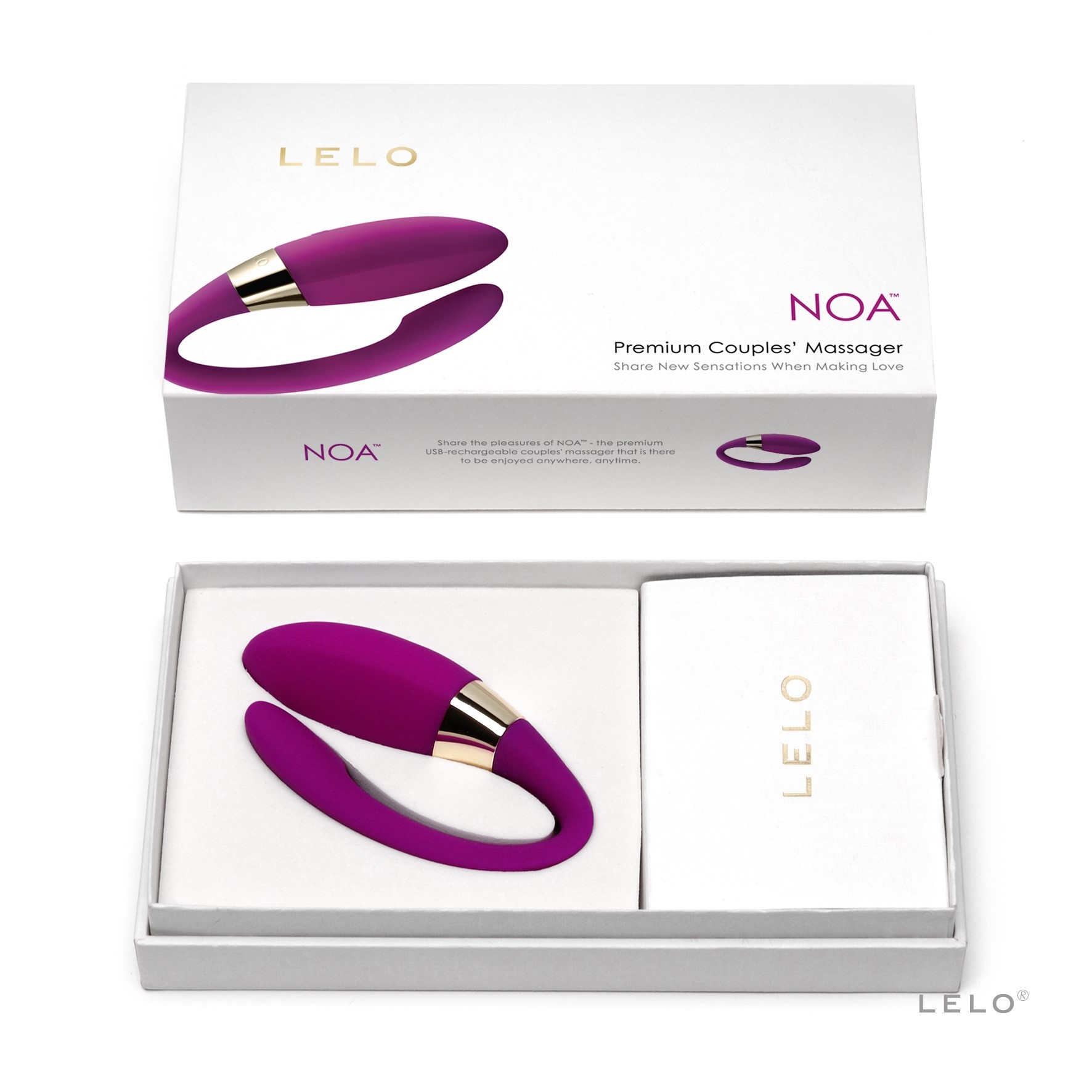 Lelo Noa Deep Rose Giyilebilir Couples Vibratör
