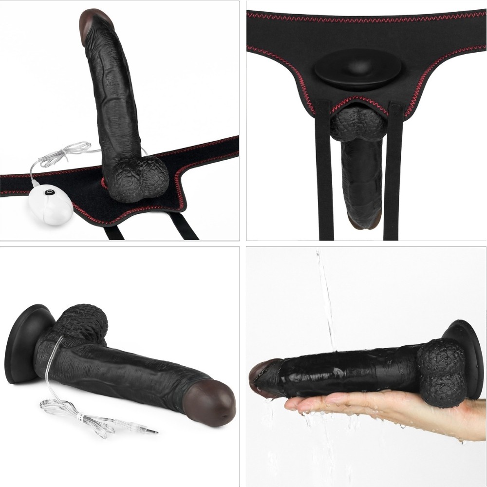 Lovetoy Vibrating Easy Strapon 21.5 Cm Belden Bağlamalı Titreşimli Penis