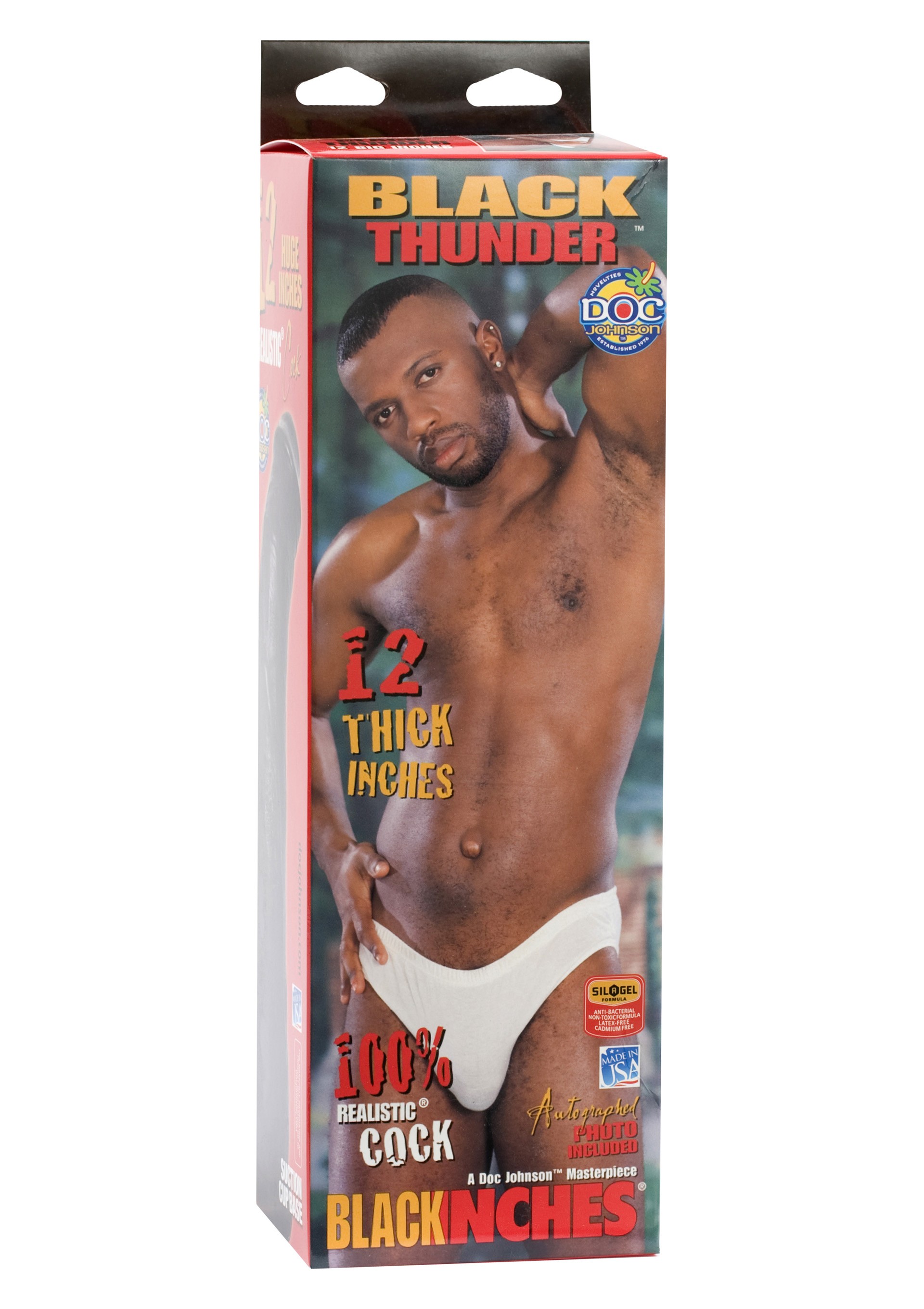 Doc Johnson Black Thunder 31 cm Dev Realistik Penis