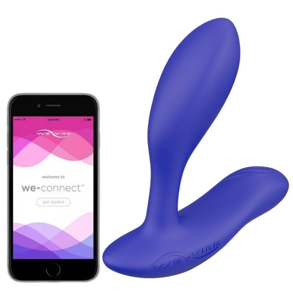We-Vibe Vector+ Telefon Kontrollü Uzaktan Kumandalı Prostat Masaj Vibratörü - Cosmic Blue