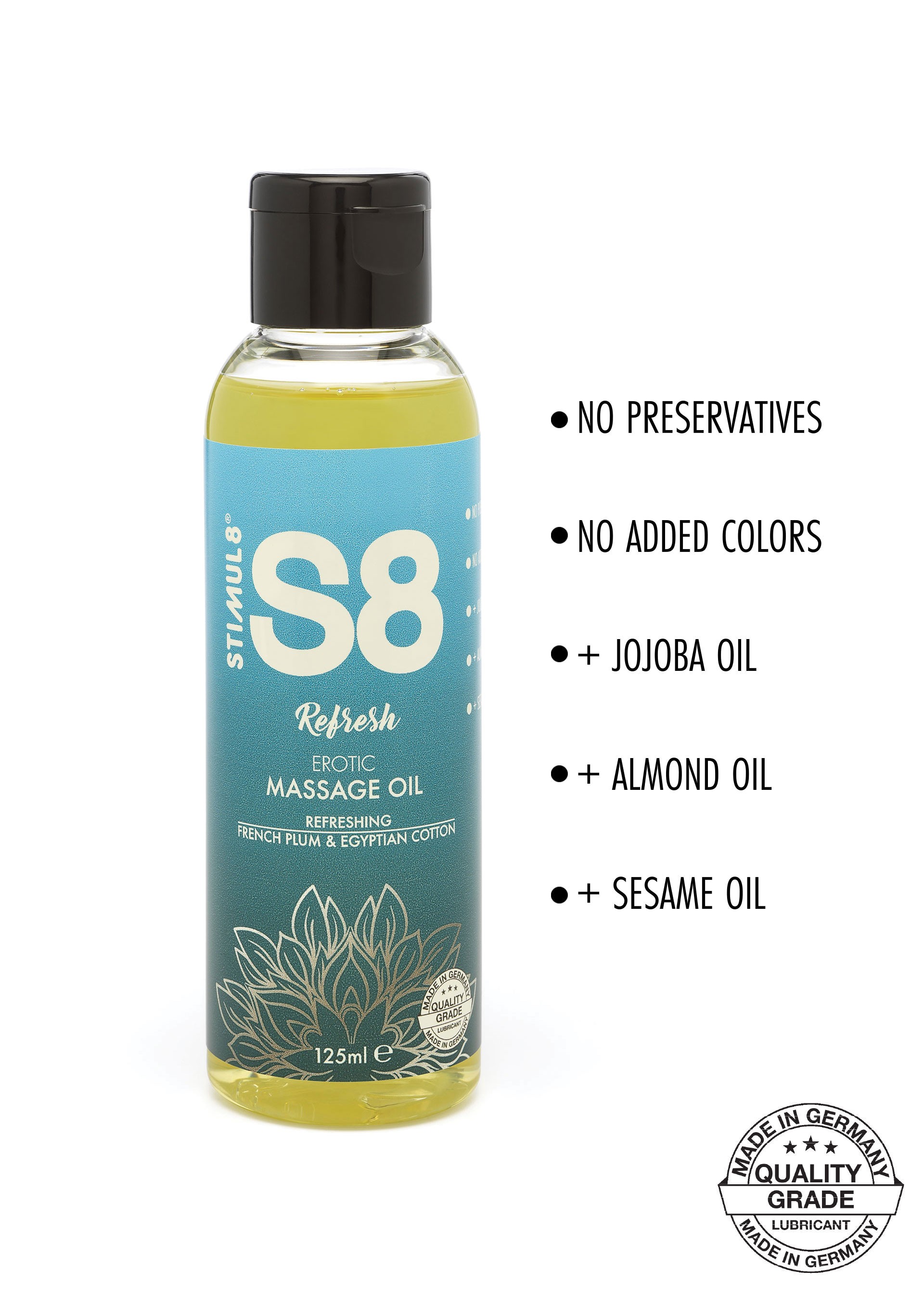 S8 Massage Refresh Meyveli Masaj Yağı 125 Ml