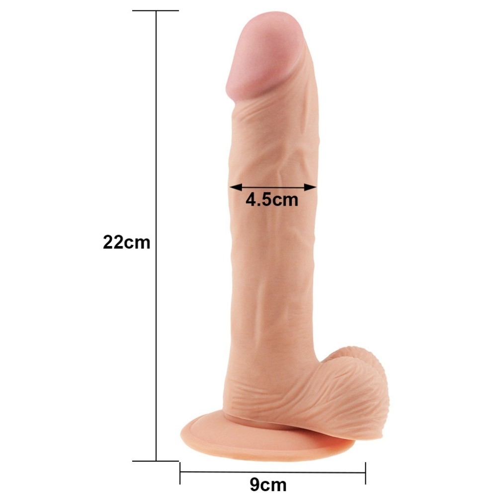 Lovetoy The Ultra Soft Dude UR3 Natural Realistik Yumuşak Penis 22 Cm