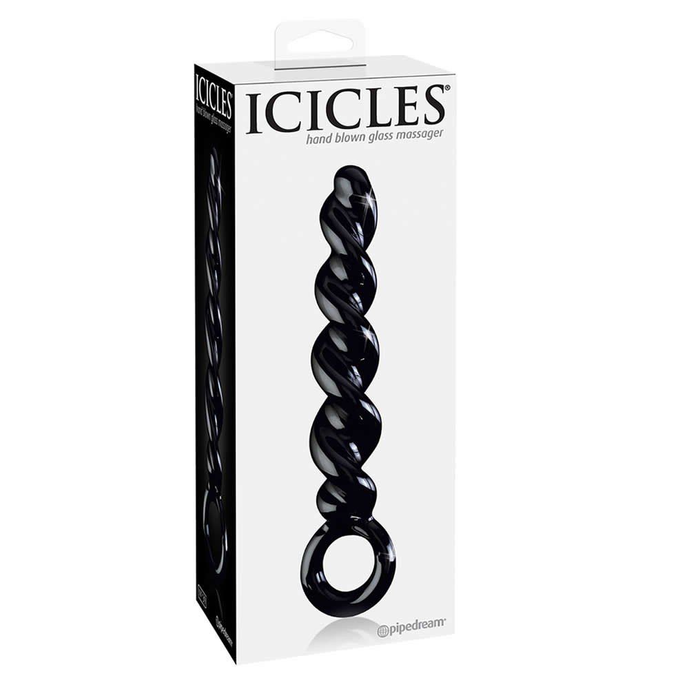 Pipedream Icicles Sıcak ve Soğuk Duyarlı Cam Dildo