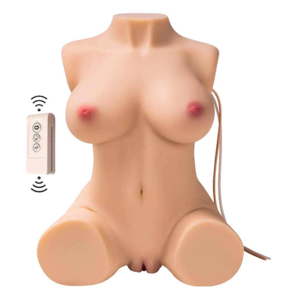 Shequ Jacey Emişli ve Titreşimli Yarım Vücut Masturbator SQ-MAS20020