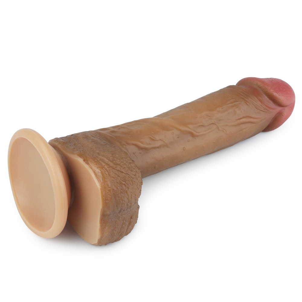 Lovetoy Çift Katmanlı 21 cm Kemerli Strapon Realistik Penis