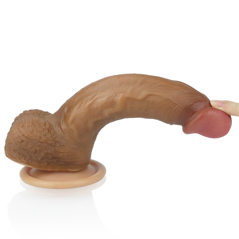 Lovetoy Çift Katmanlı 21 cm Kemerli Strapon Realistik Penis