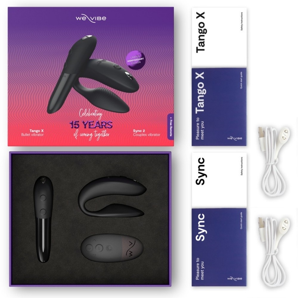 We-Vibe 15. Yıldönümü Koleksiyon Seti We-Vibe Sync 2 ve We-Vibe Tango X