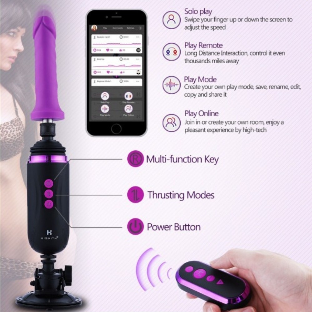 Hismith Capsule Sex Machine Telefon Kontrollü Seks Makinesi