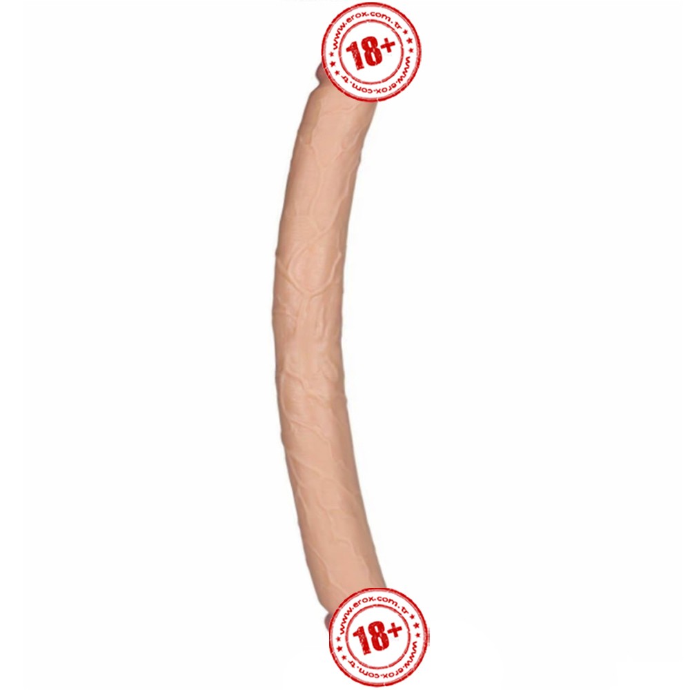 Lovetoy King Size 43 cm Realistik Ultra Esnek Çift Taraflı Penis