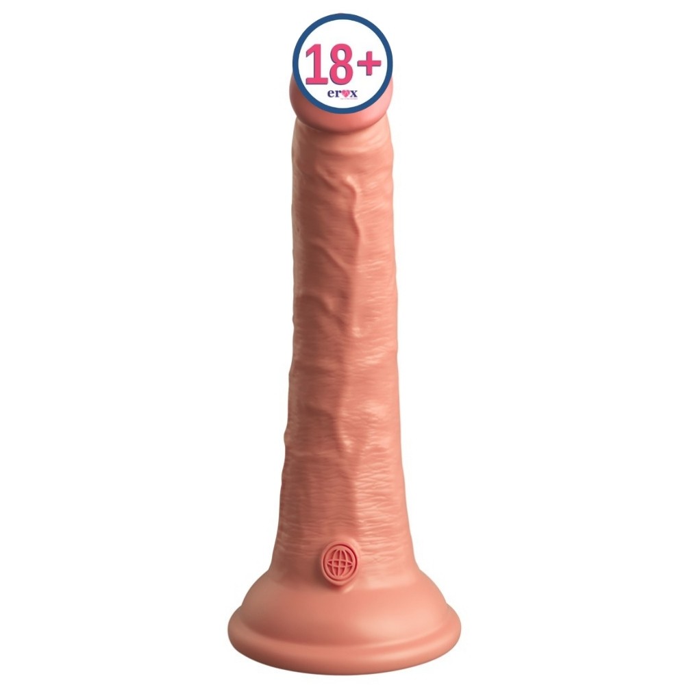 Pipedream King Cock Elite 7 İnch Dual Density Silicone Cock Realistik Penis - Flesh