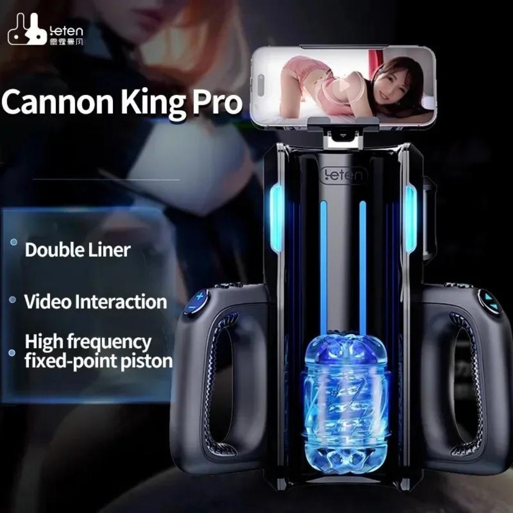 Leten Cannon King Pro İleri Geri Hareketli Sesli Otomatik Masturbator