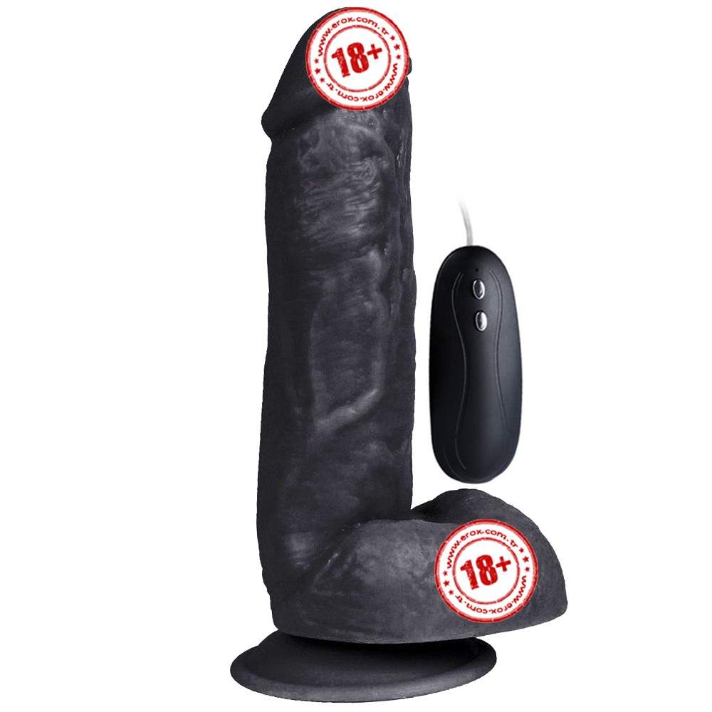 Xise Dildo Series Kassadin 18 cm Titreşimli Realistik Penis XS-WBC10029-V Black